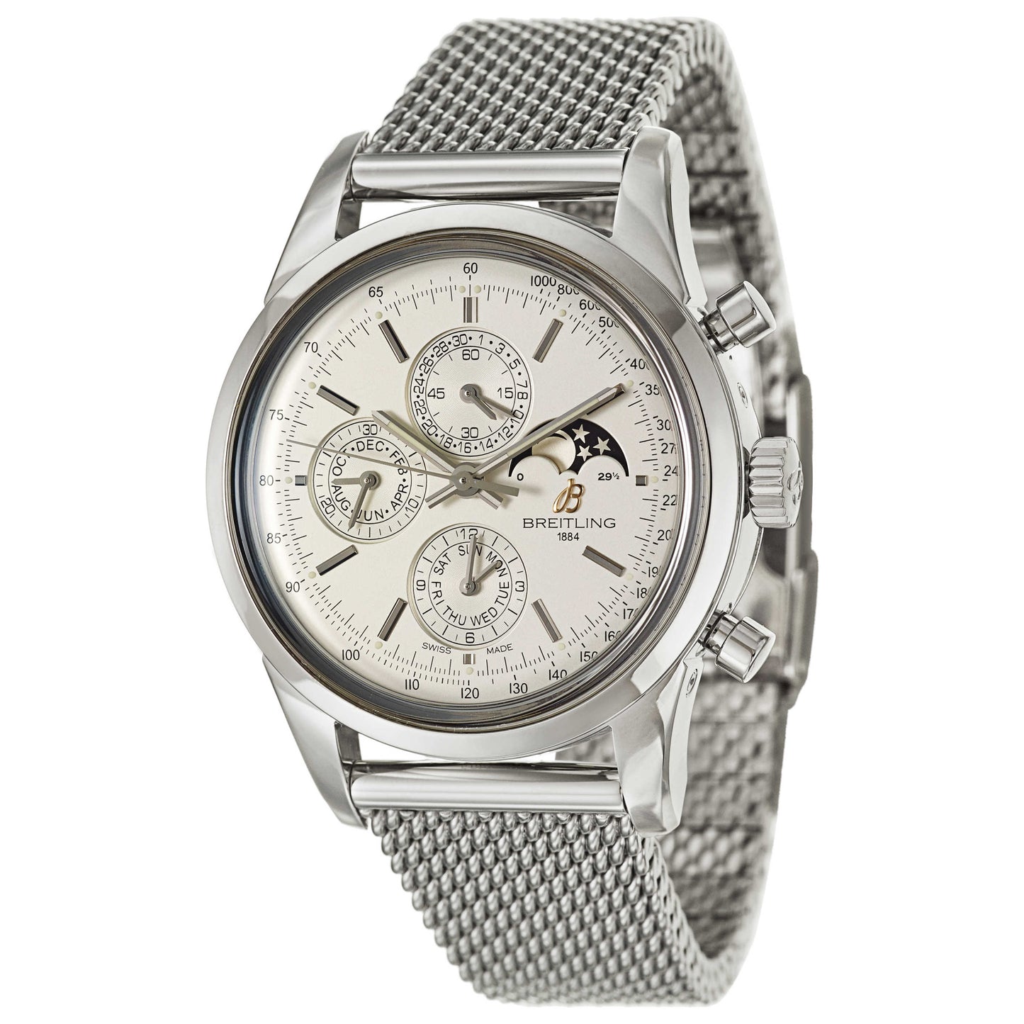 Front view of Breitling Transocean Men's Automatic Watch A1931012-G750-154A