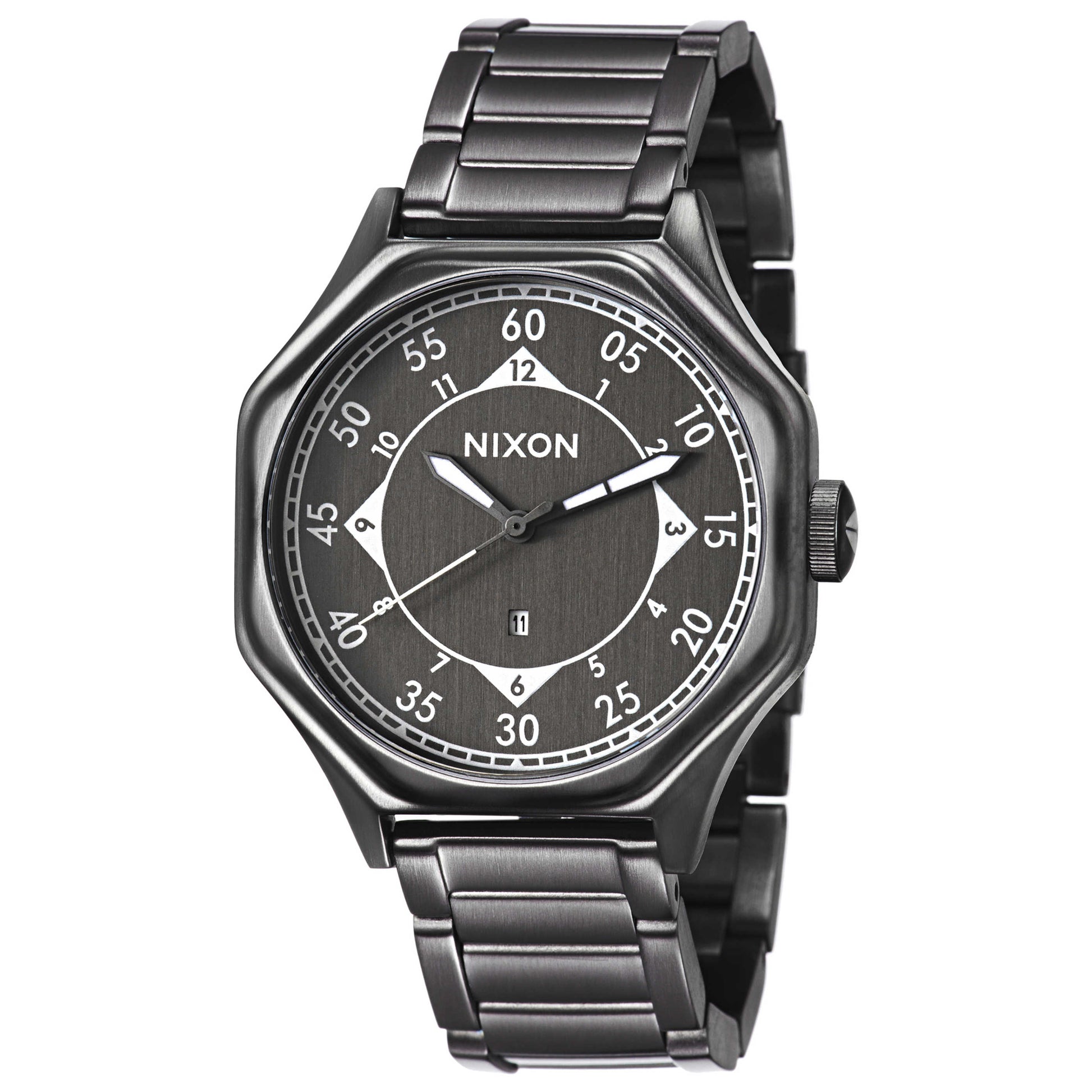Front view of Nixon The Falcon Men's Japanese Quartz (Battery-Powered) Watch A195632-00