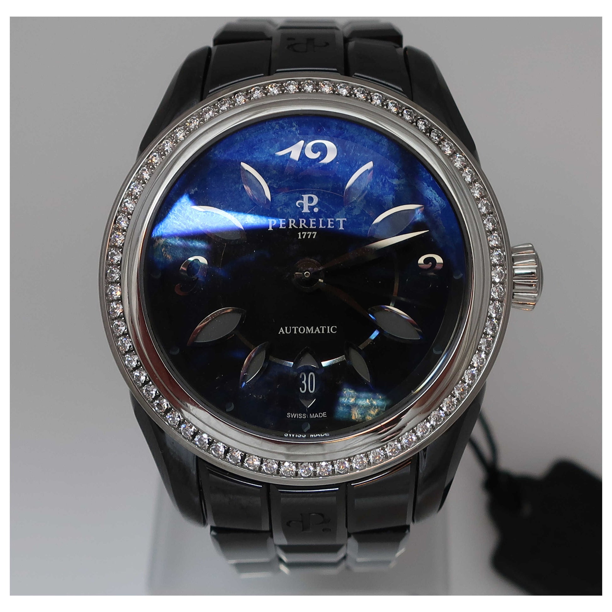 Front view of Perrelet Classic Women's Automatic Watch A2041-BA-SD