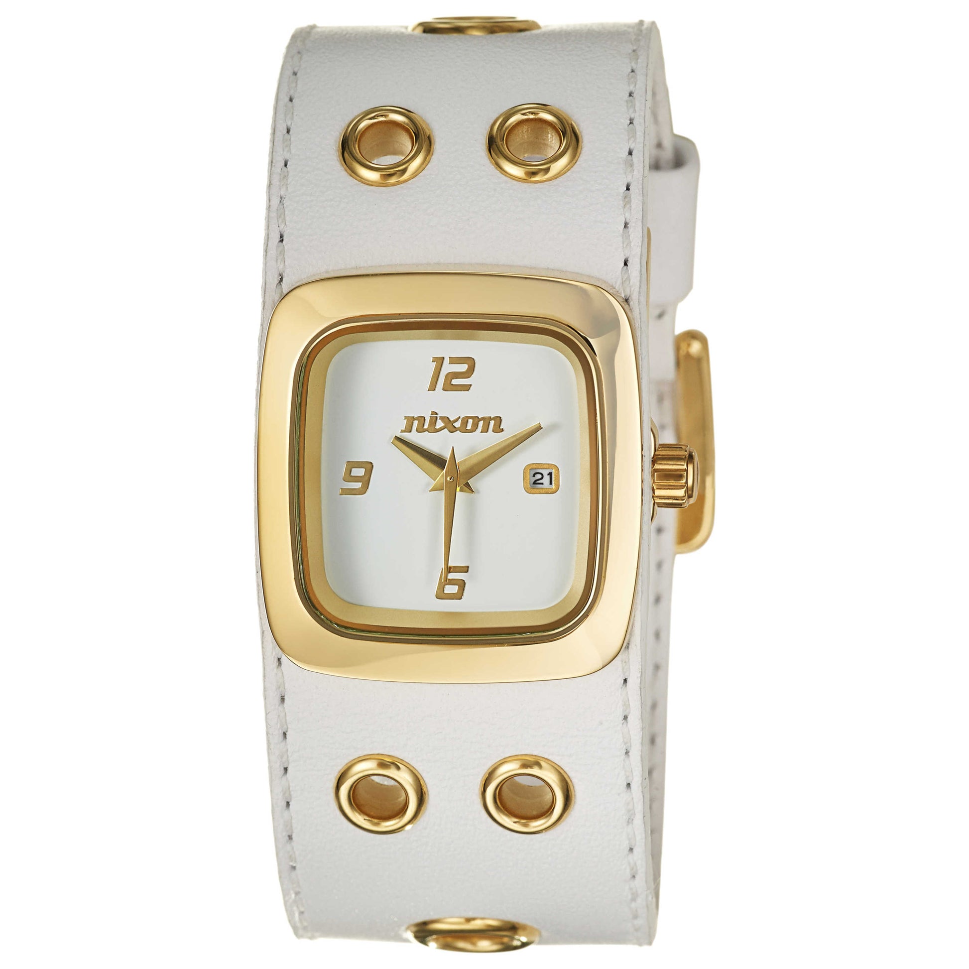 Front view of Nixon The Mini GTO Women's Japanese Quartz (Battery-Powered) Watch A220500-00