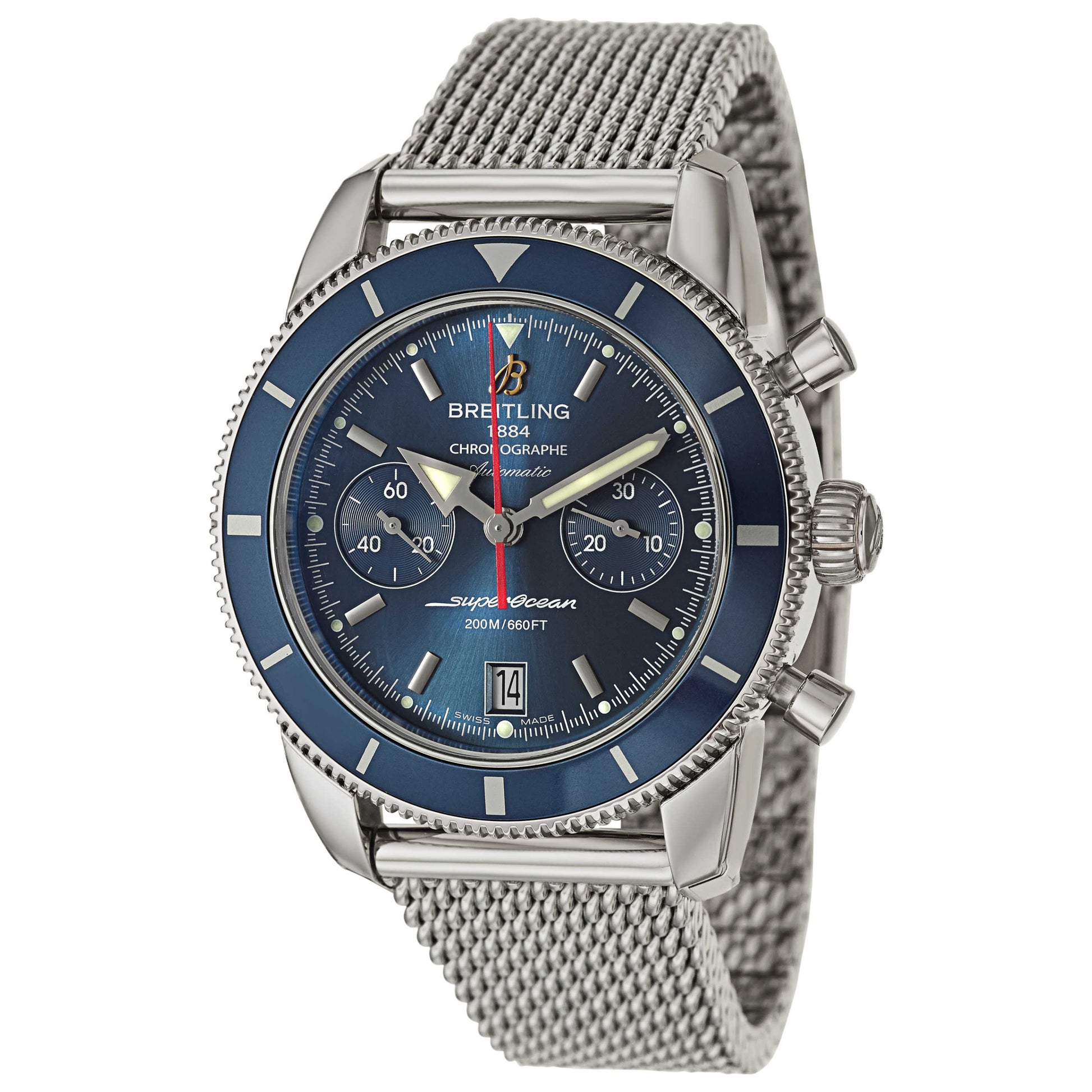 Front view of Breitling Superocean Men's Automatic Watch A2337016-C856-154A