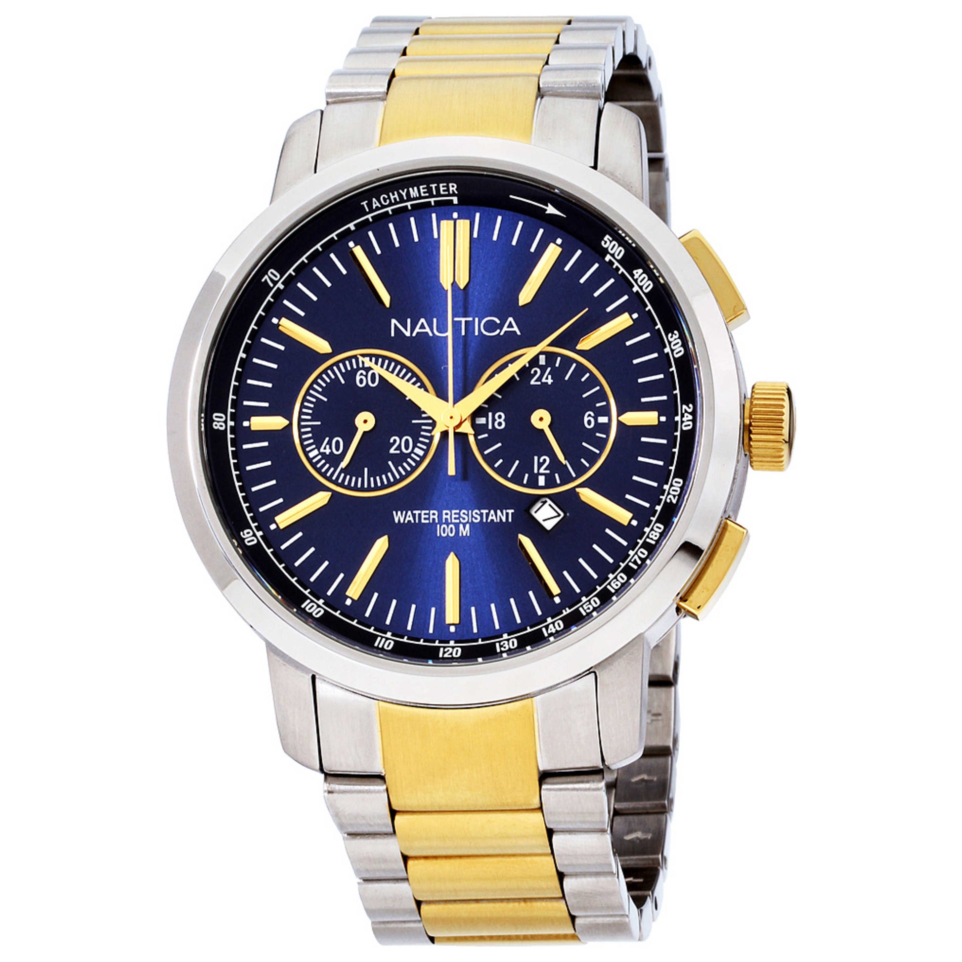 Front view of Nautica Casual Men's Quartz Watch A23602G