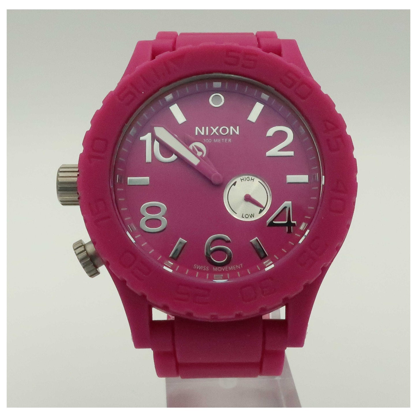 Front view of Nixon The Rubber 51-30 Men's Swiss Quartz (Battery-Powered) Watch A236644-00-SDV