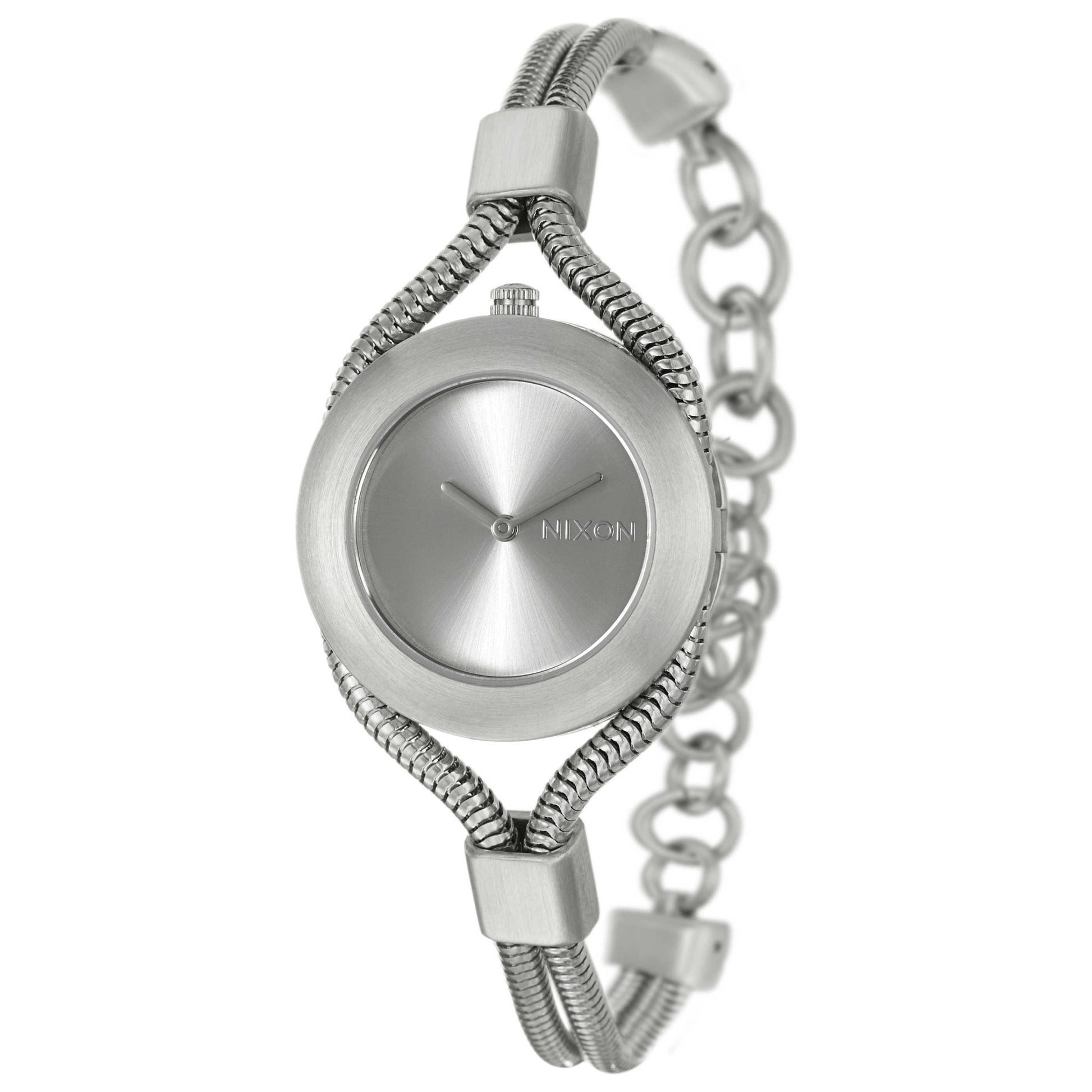 Front view of Nixon The Strata Women's Japanese Quartz (Battery-Powered) Watch A249697-00