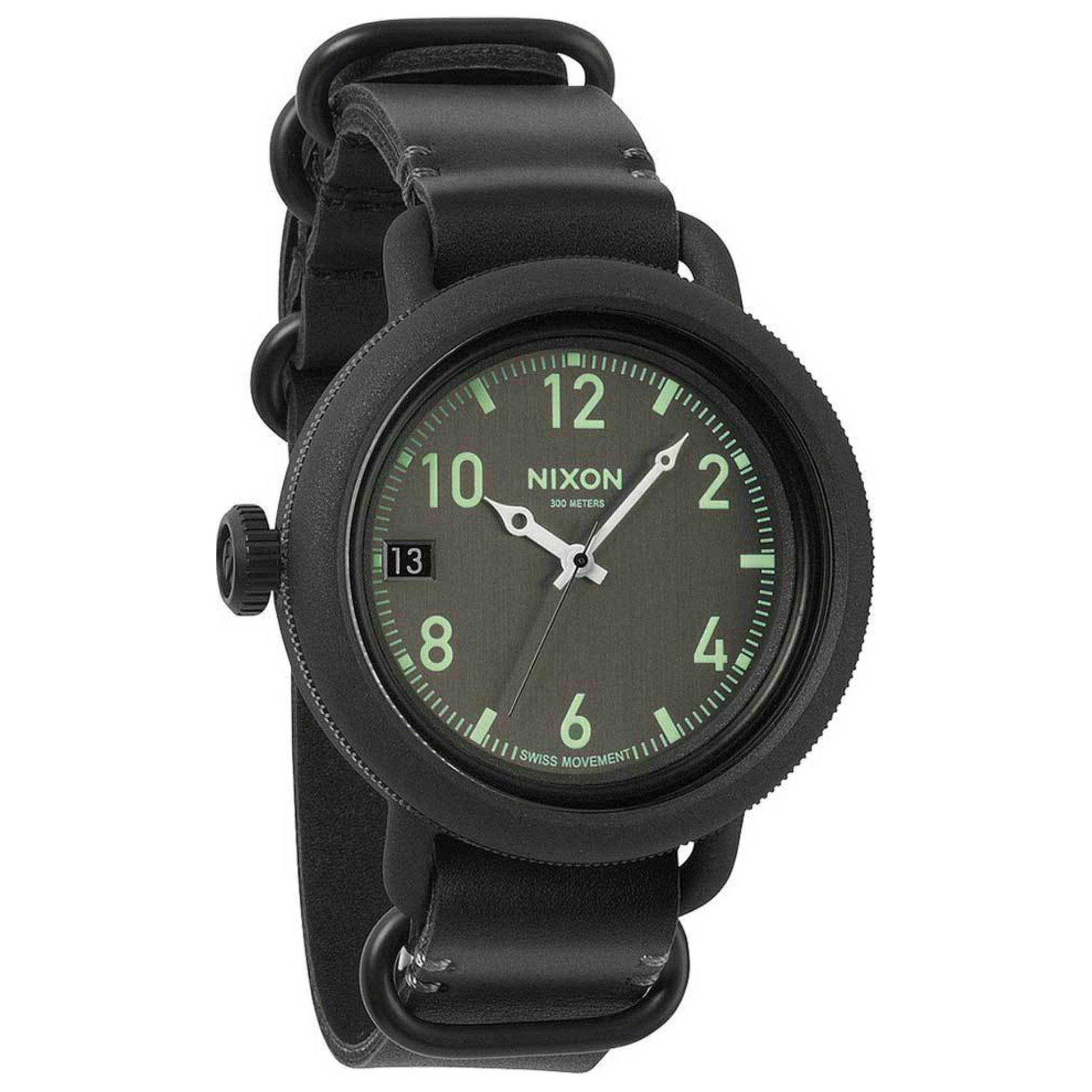 Front view of Nixon October Men's Quartz Watch A279-001-00