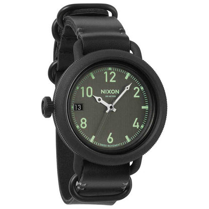 Front view of Nixon October Men's Quartz Watch A279-001-00