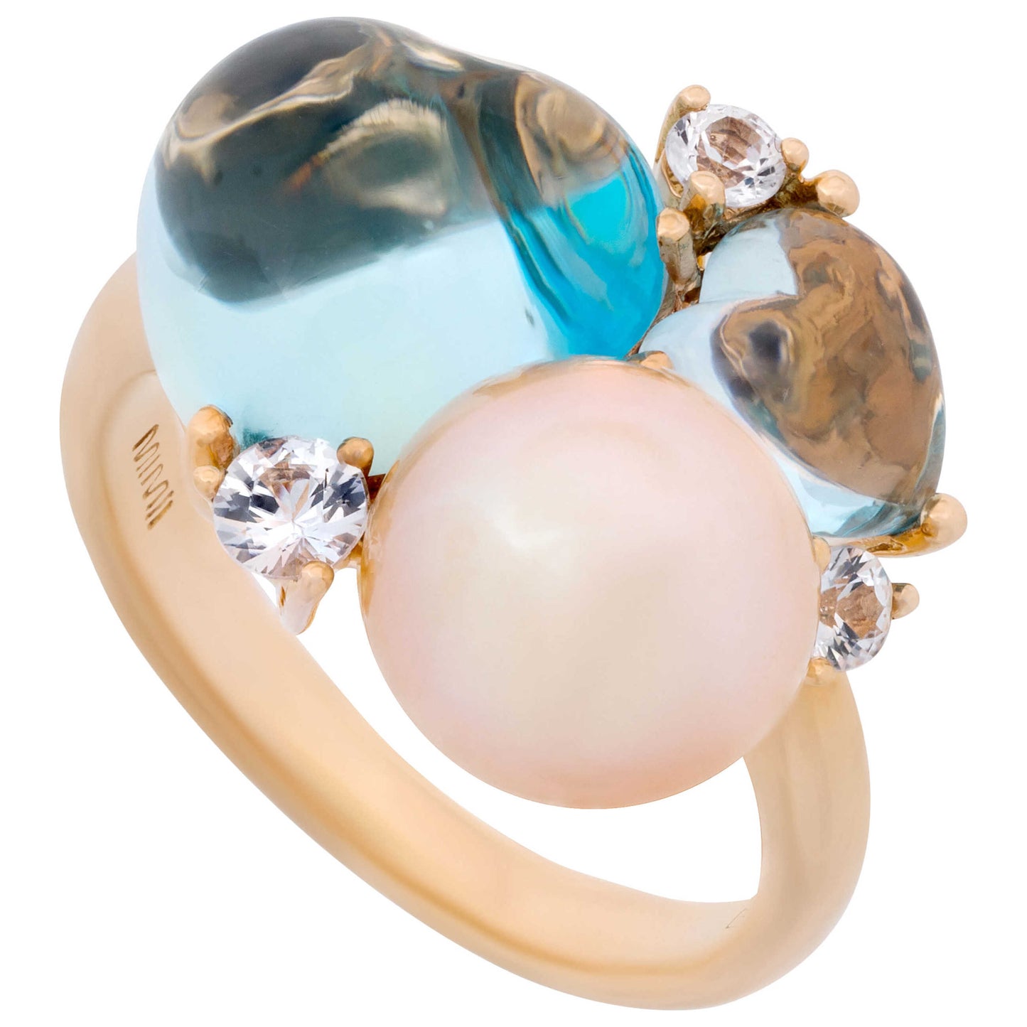 Front view of Mimi Milano Ring Women's Ring A282R2TZ-S55