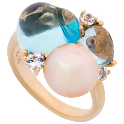 Front view of Mimi Milano Ring Women's Ring A282R2TZ-S55