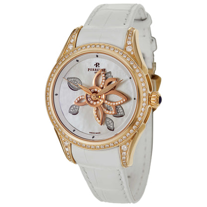 Front view of Perrelet Diamond Flower Women's Automatic Watch A3020-1