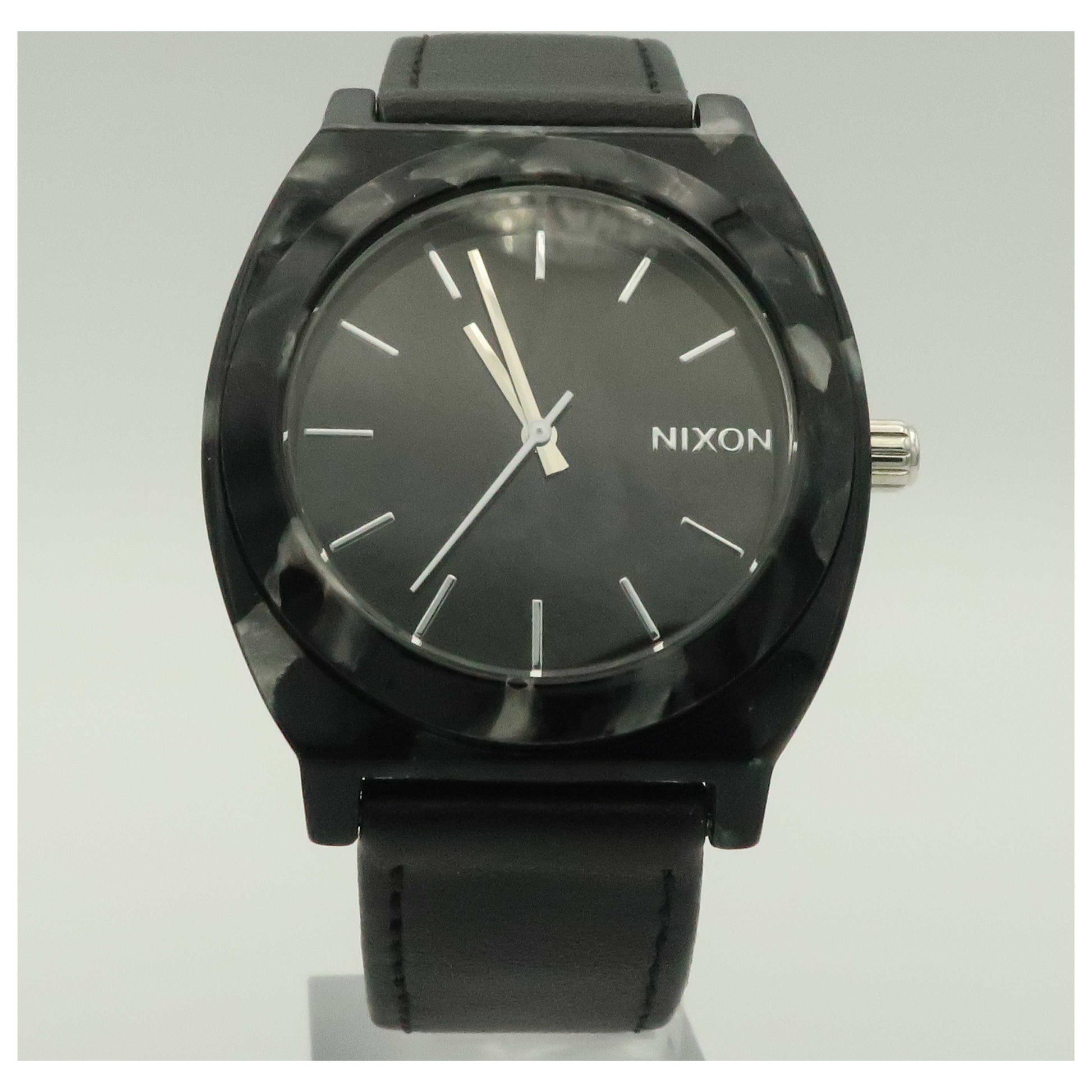 Front view of Nixon The Time Teller Men's Japanese Quartz (Battery-Powered) Watch A3281039-00-PO