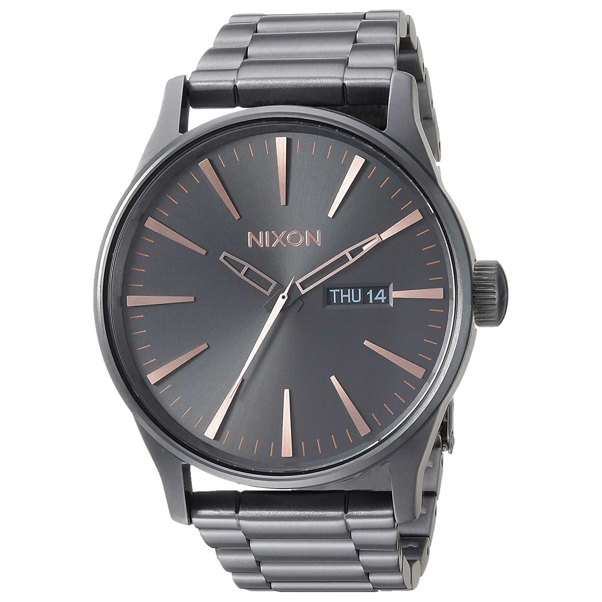 Front view of Nixon The Sentry Men's Quartz Watch A3562785-00