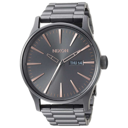 Front view of Nixon The Sentry Men's Quartz Watch A3562785-00