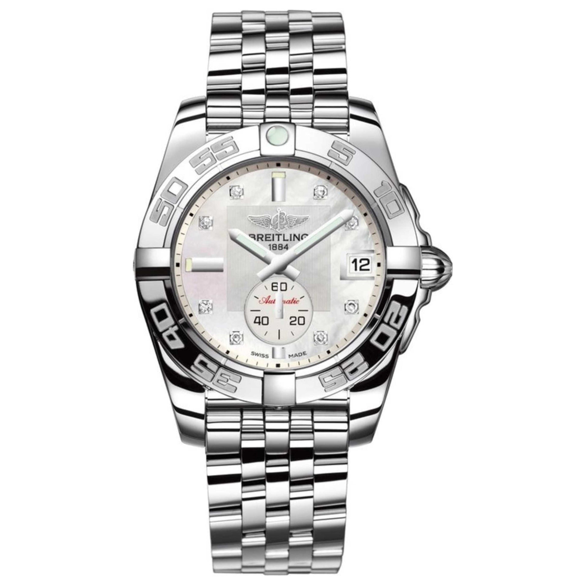 Front view of Breitling Galactic Women's Automatic Watch A37330121A1A1