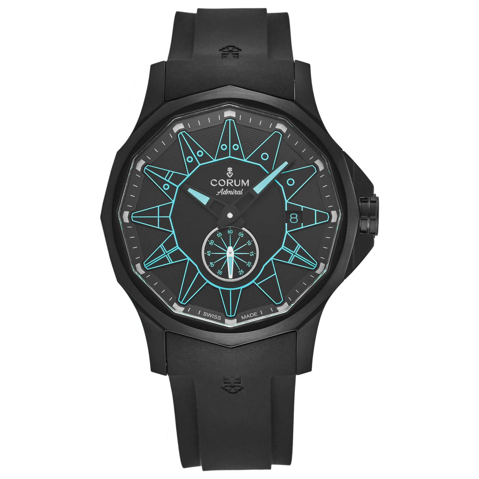 Front view of Corum Admiral Cup Men's Automatic Watch A395/04004