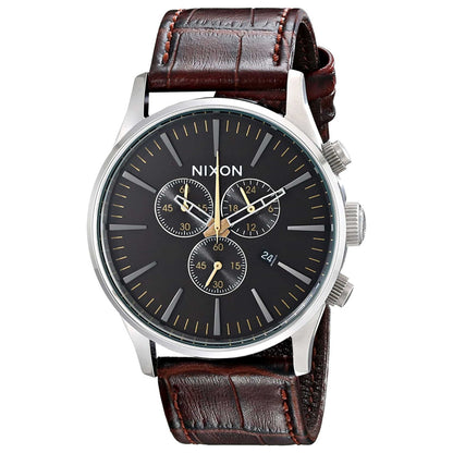 Front view of Nixon The Sentry Men's Quartz Watch A4051887-00