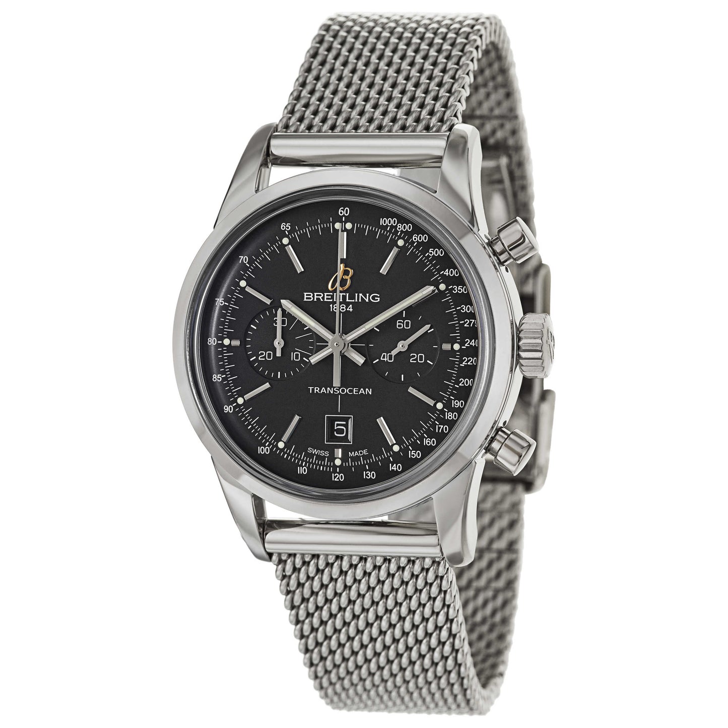 Front view of Breitling Transocean Men's Automatic Watch A4131012-BC06-171A