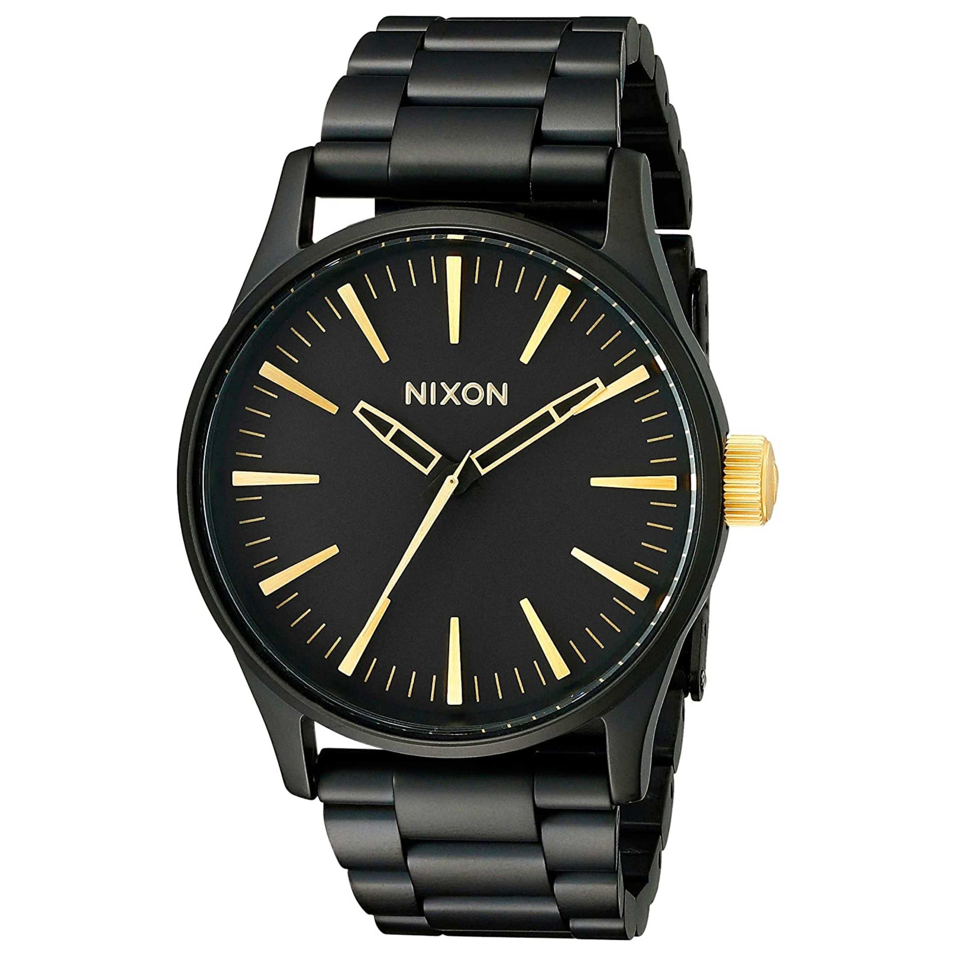 Front view of Nixon The Sentry Men's Japanese Quartz (Battery-Powered) Watch A4501041-00