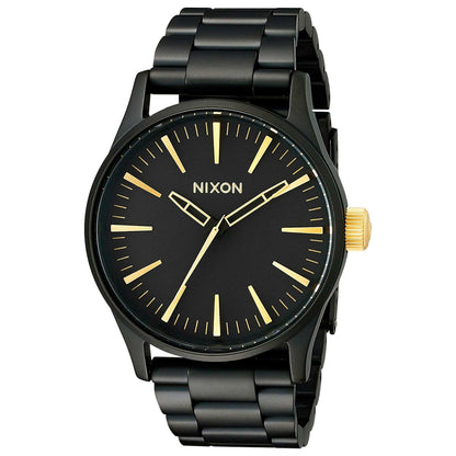 Front view of Nixon The Sentry Men's Japanese Quartz (Battery-Powered) Watch A4501041-00