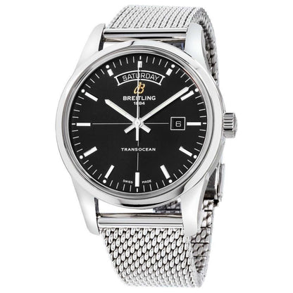 Front view of Breitling Transocean Men's Automatic Watch A4531012-BB69-154A