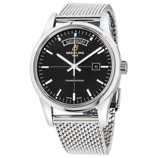 Front view of Breitling Transocean Men's Automatic Watch A4531012-BB69-154A