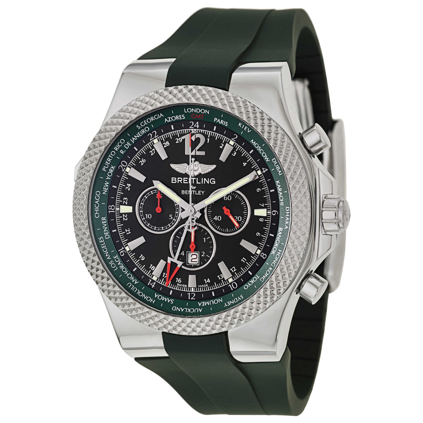 Front view of Breitling Bentley Men's Automatic Watch A47362S4-B919-214S