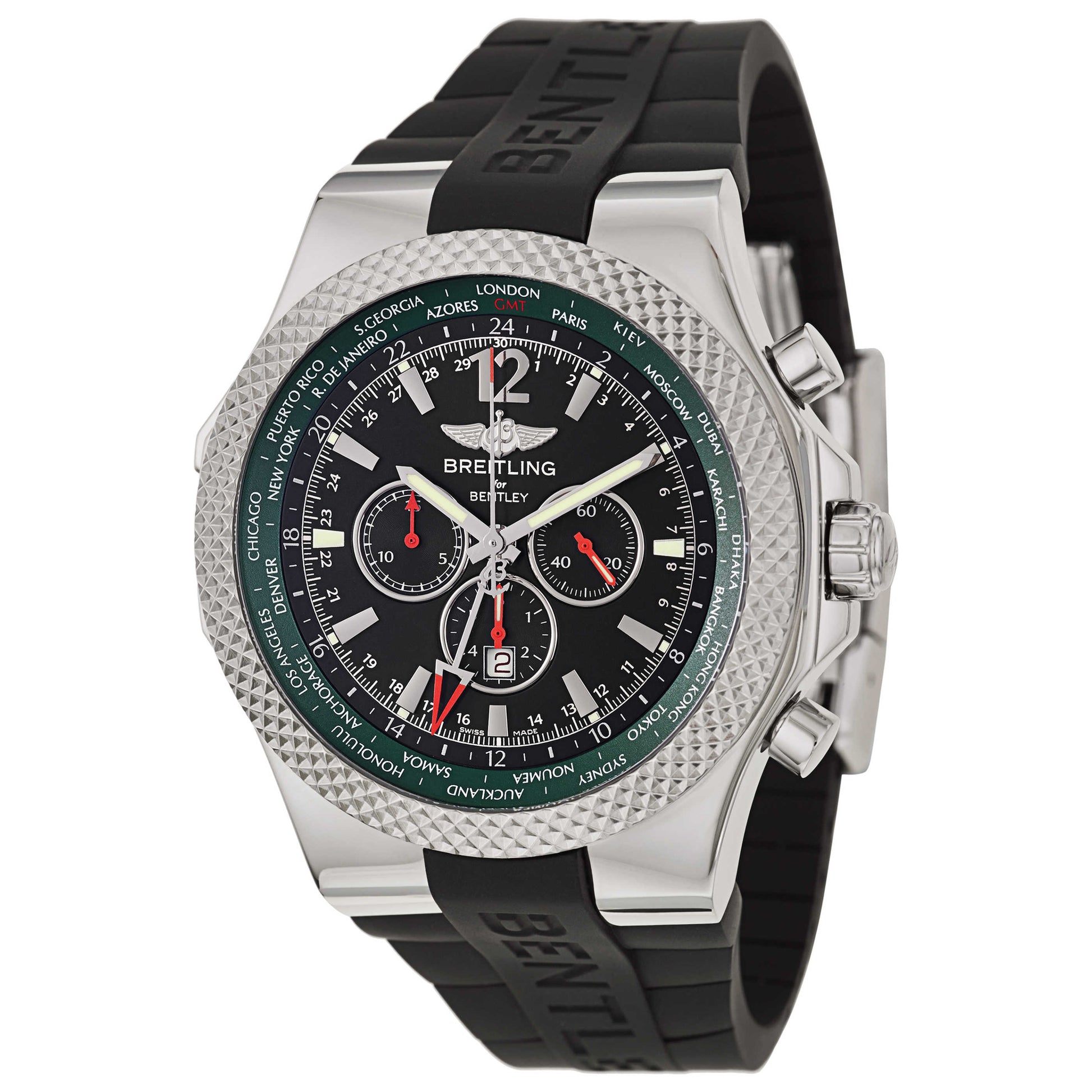 Front view of Breitling Bentley Men's Automatic Watch A47362S4-B919-222S
