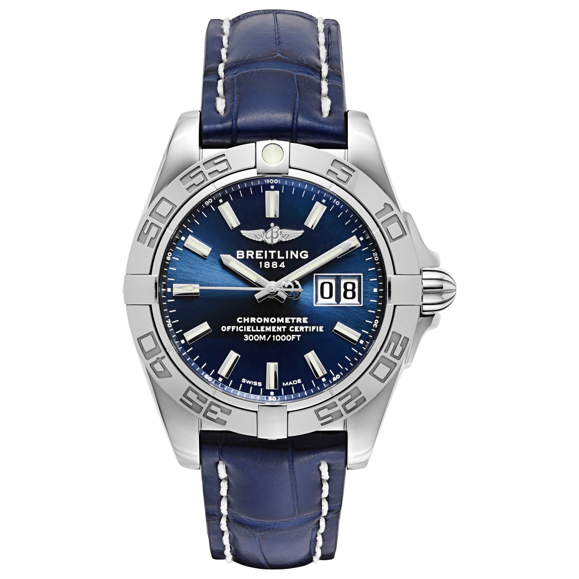 Front view of Breitling Galactic Men's Automatic Watch A49350L2-C929-719P