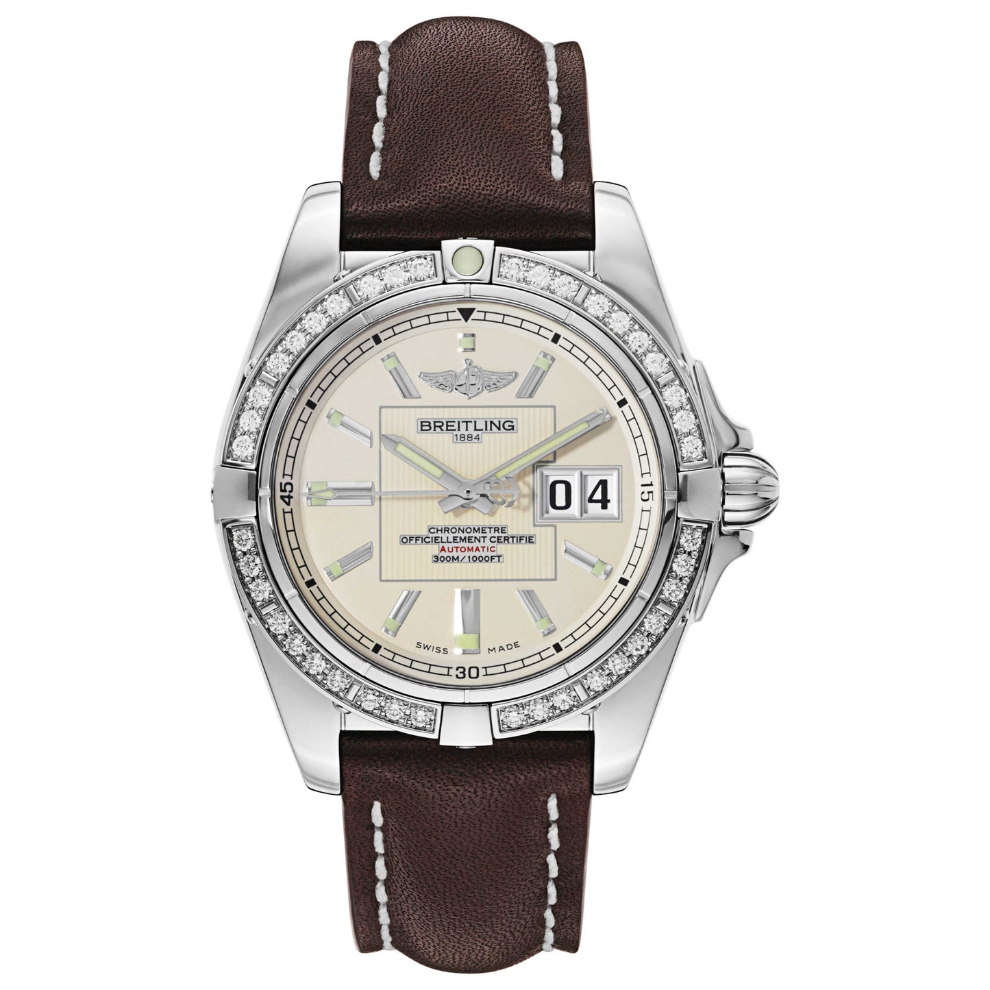 Front view of Breitling Galactic Men's Automatic Watch A49350LA-G699-431X