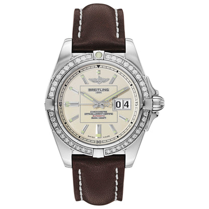Front view of Breitling Galactic Men's Automatic Watch A49350LA-G699-431X