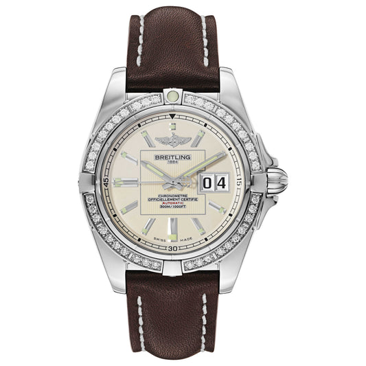 Front view of Breitling Galactic Men's Automatic Watch A49350LA-G699-431X
