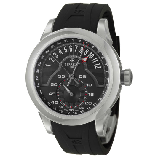 Front view of Perrelet Titanium Men's Automatic Watch A5001-2
