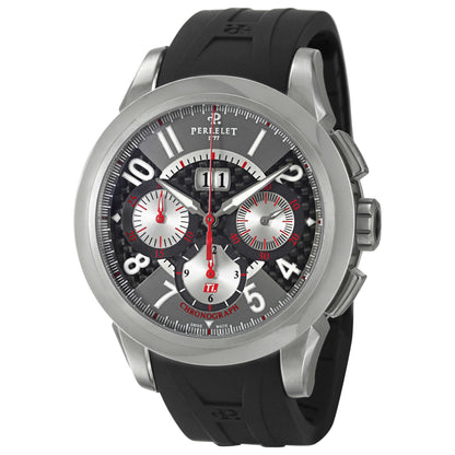 Front view of Perrelet Titanium Men's Automatic Watch A5003-1