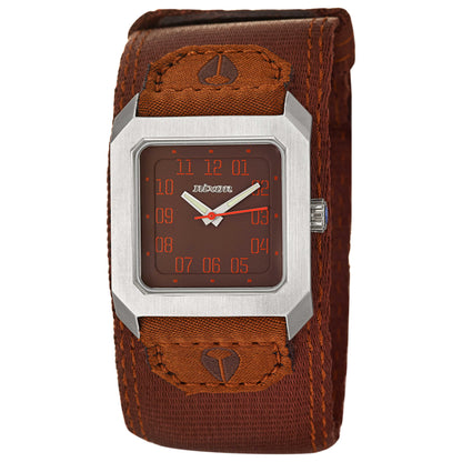 Front view of Nixon The Agent Men's Japanese Quartz (Battery-Powered) Watch A560201-00