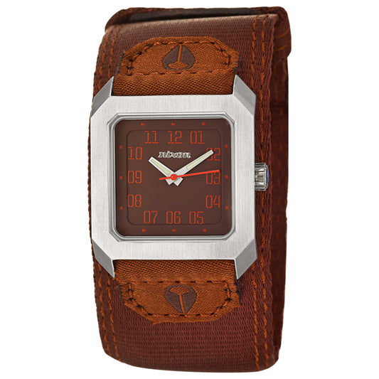 Front view of Nixon The Agent Men's Japanese Quartz (Battery-Powered) Watch A560201-00