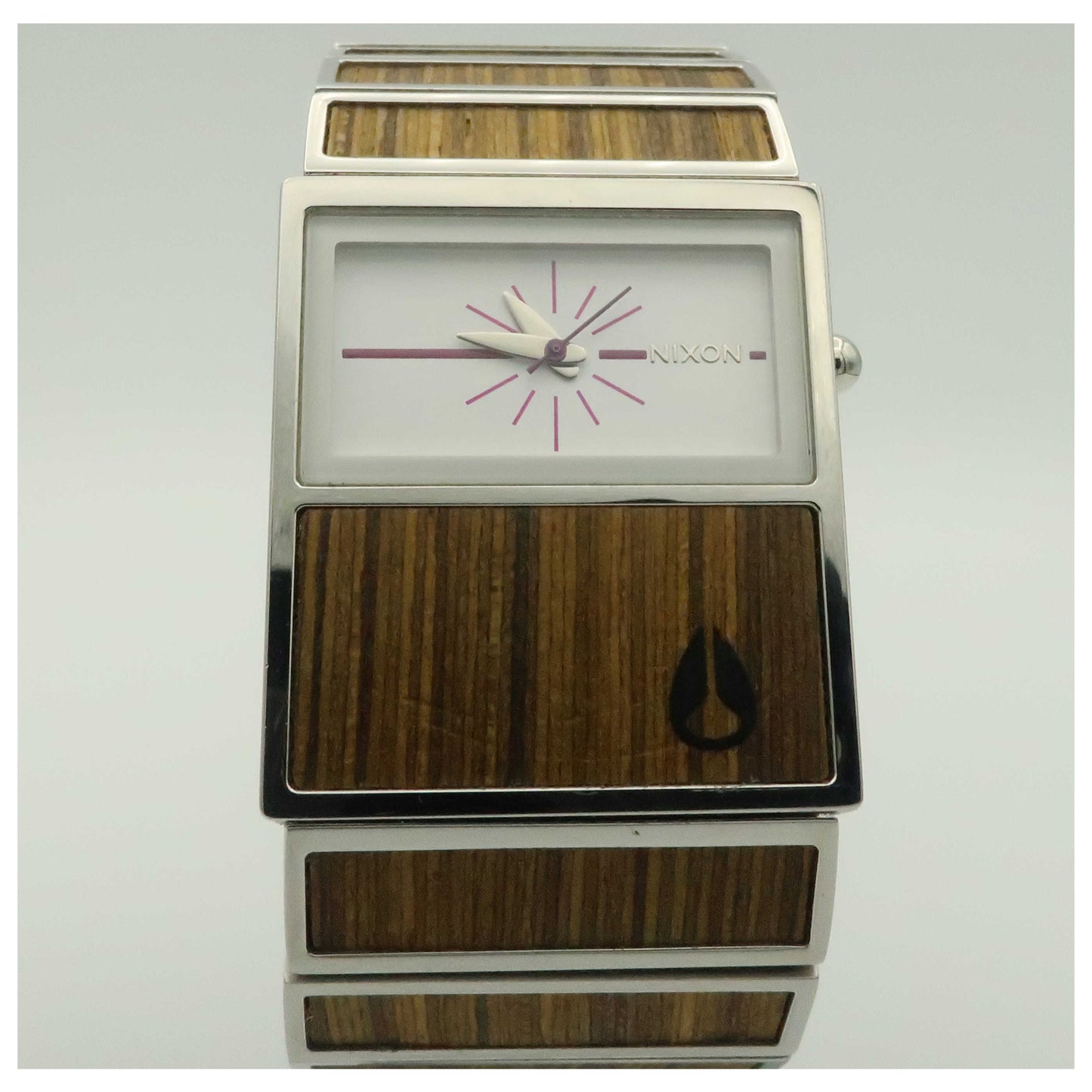 Front view of Nixon The Chalet Women's Japanese Quartz (Battery-Powered) Watch A575439-00-PO