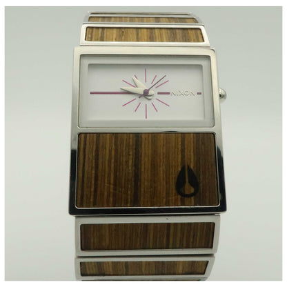 Front view of Nixon The Chalet Women's Japanese Quartz (Battery-Powered) Watch A575439-00-PO