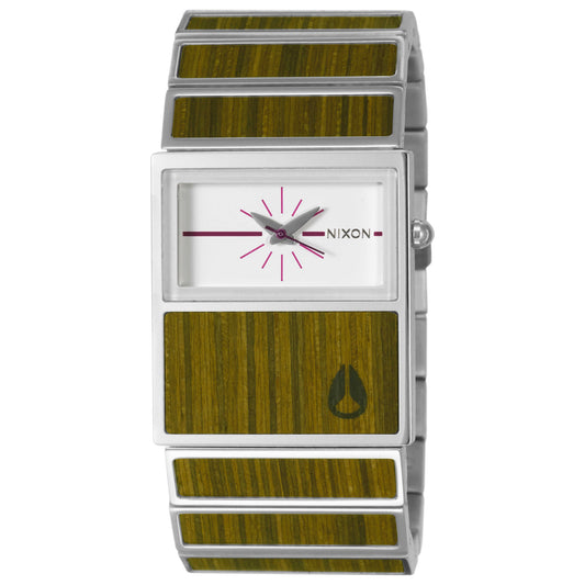 Front view of Nixon The Chalet Women's Japanese Quartz (Battery-Powered) Watch A575439-00
