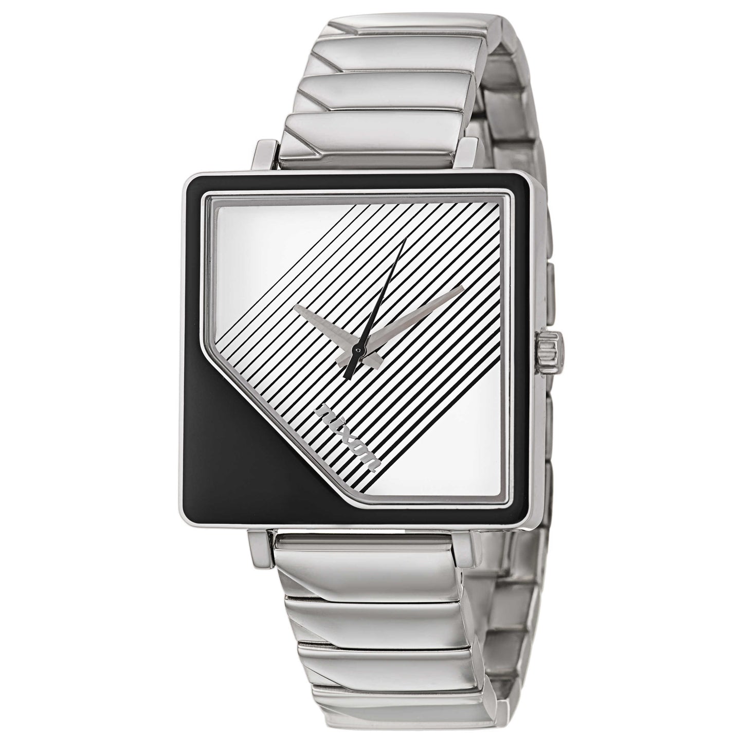 Front view of Nixon The Metric Women's Japanese Quartz (Battery-Powered) Watch A589000-00