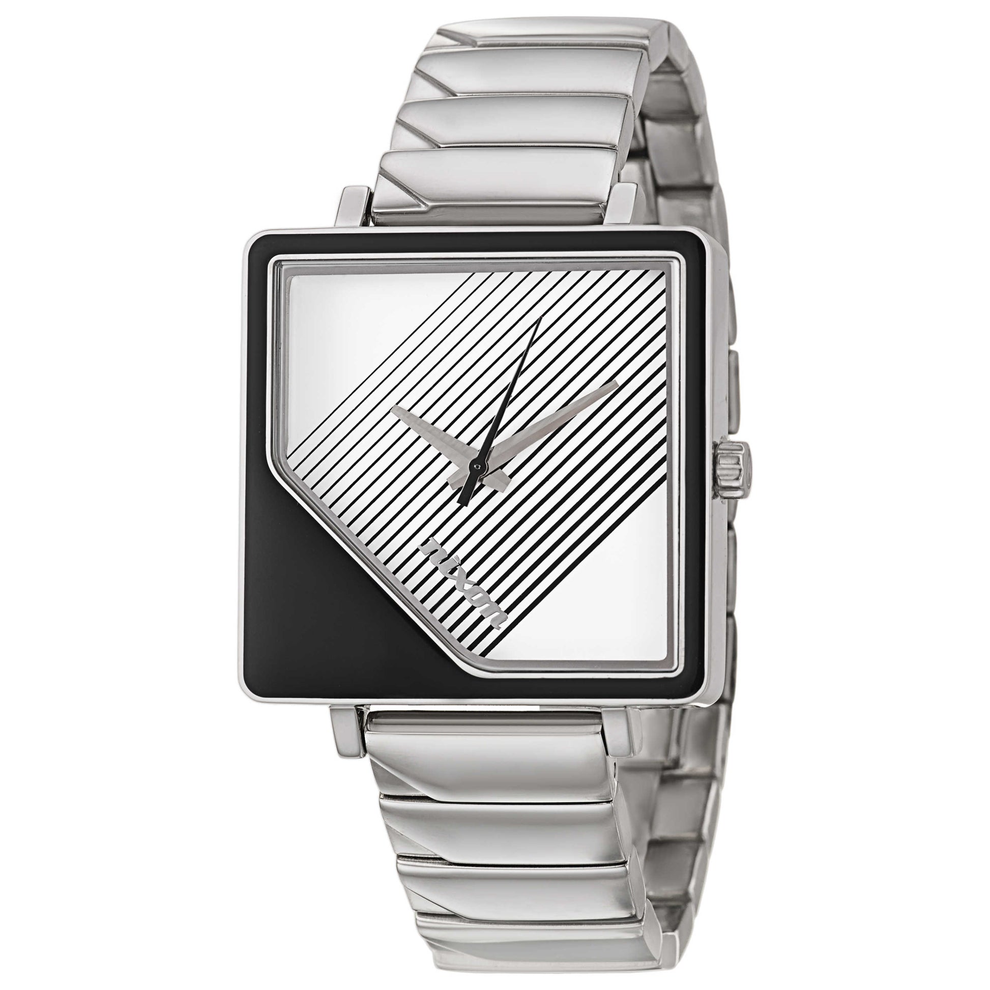 Front view of Nixon The Metric Women's Japanese Quartz (Battery-Powered) Watch A589000-00