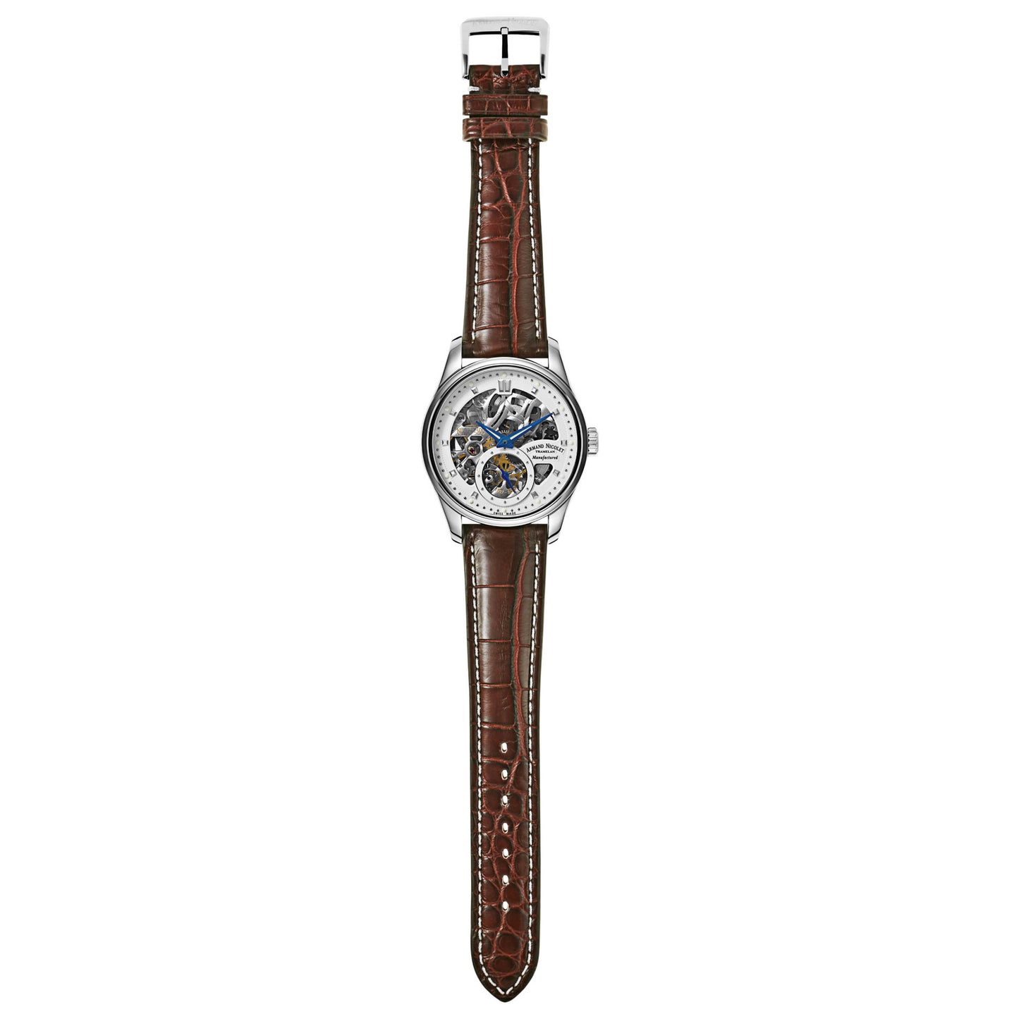 Armand Nicolet LR8 Men's Manual-Wind Watch A622AAA-AG-P713MR2 - Image #8