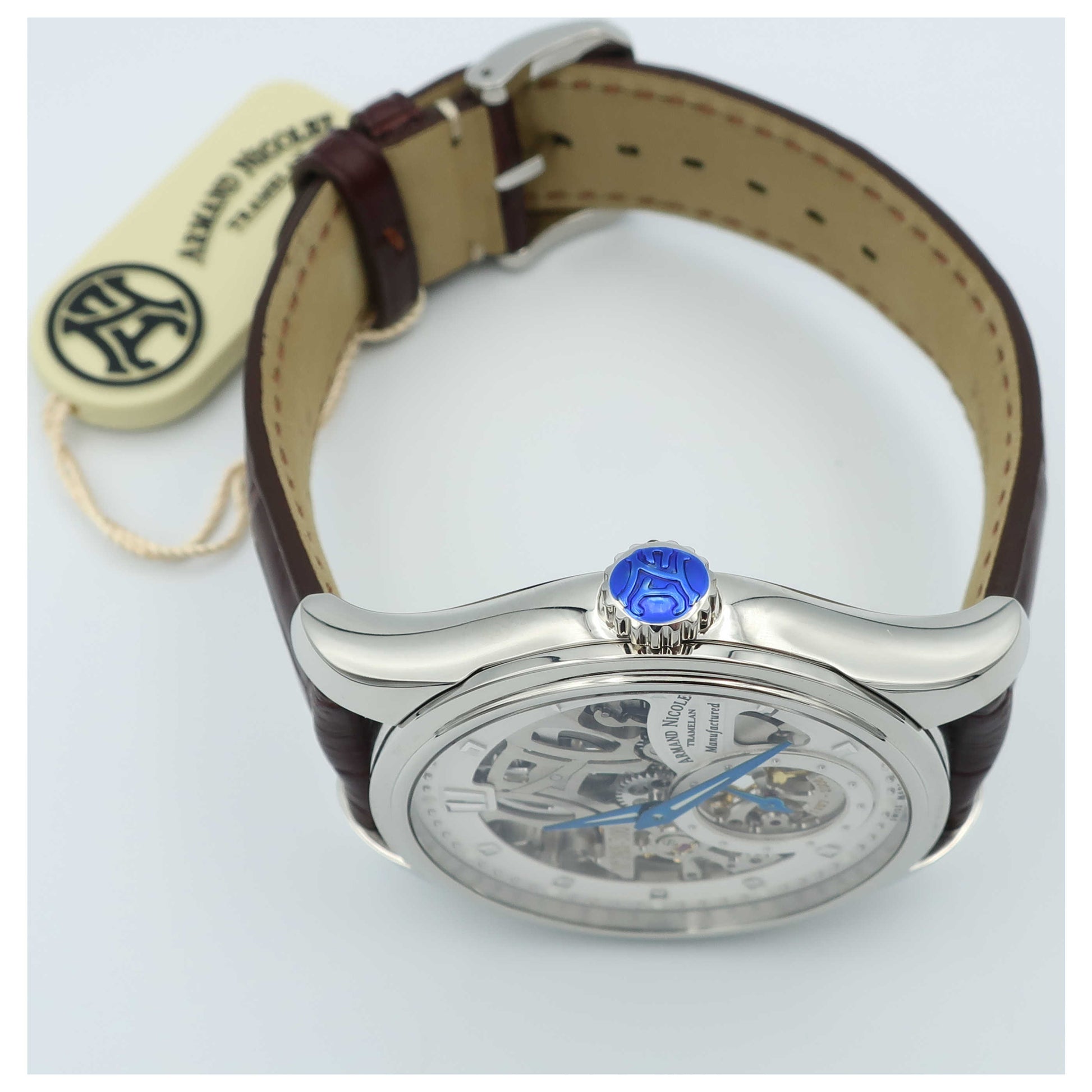 Armand Nicolet LR8 Men's Manual-Wind Watch A622AAA-AGP713MR2-SD - Image #8