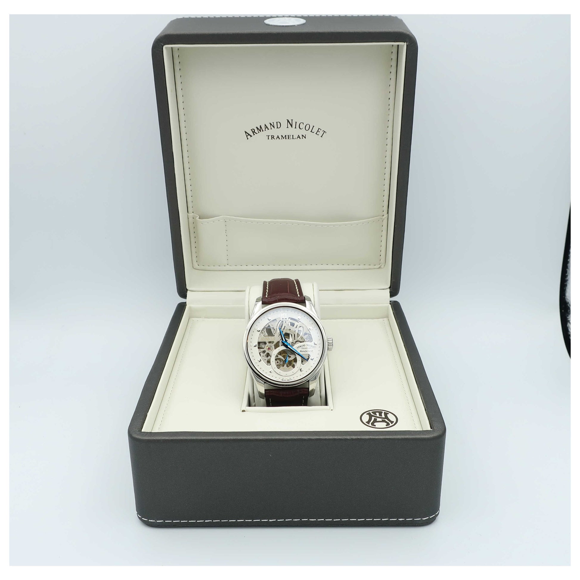Armand Nicolet LR8 Men's Manual-Wind Watch A622AAA-AGP713MR2-SD - Image #6