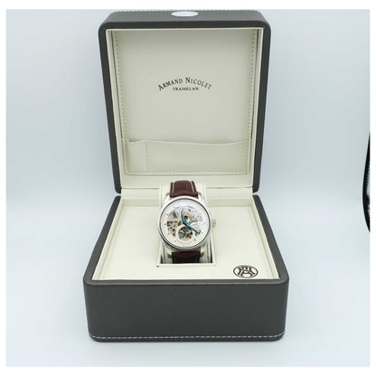 Armand Nicolet LR8 Men's Manual-Wind Watch A622AAA-AGP713MR2-SD - Image #6