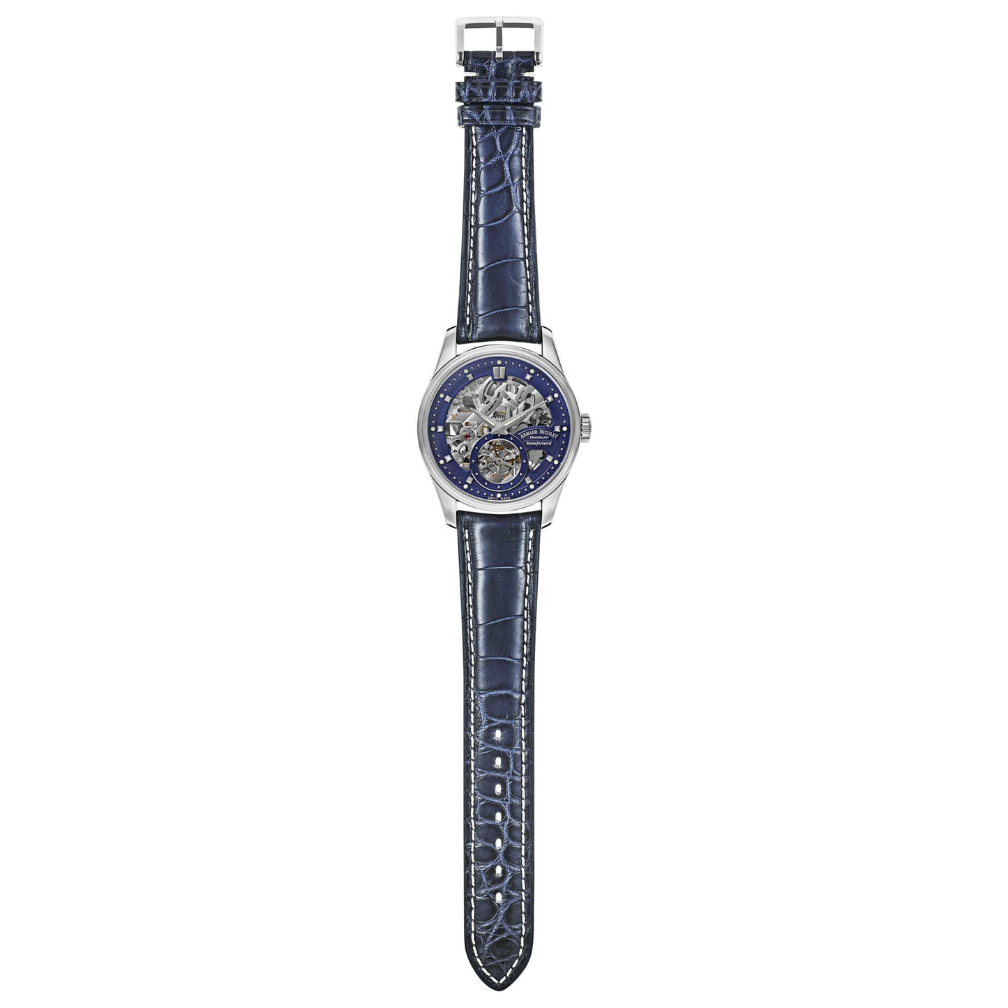 Armand Nicolet LR8 Men's Manual-Wind Watch A622AAA-BU-P713BU2 - Image #8