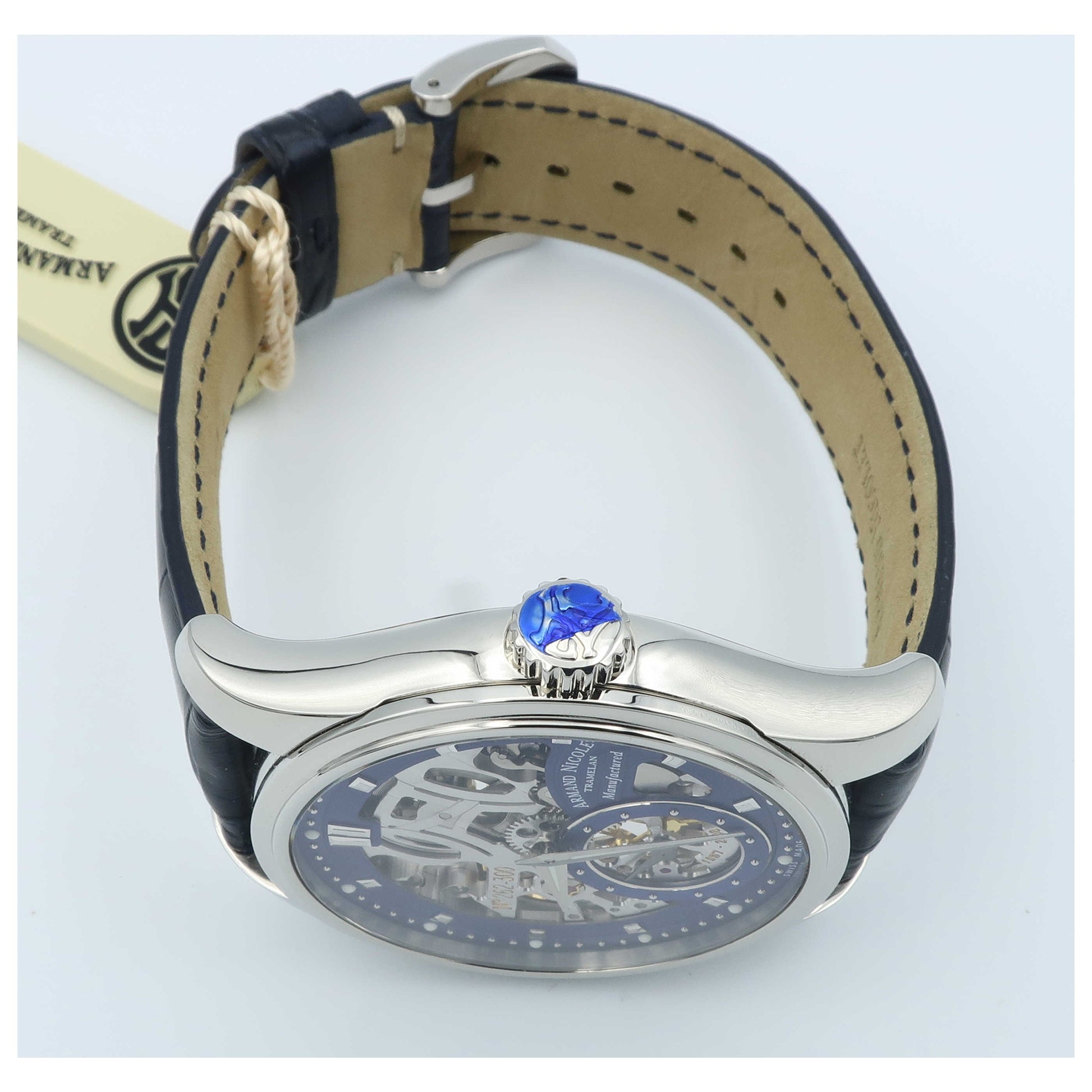 Armand Nicolet LR8 Men's Manual-Wind Watch A622AAA-BUP713BU2-SD - Image #8
