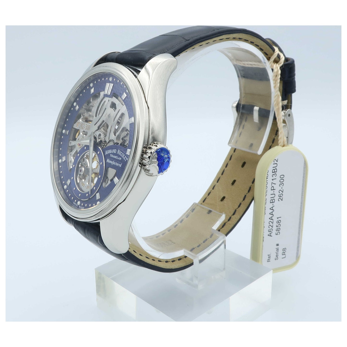 Armand Nicolet LR8 Men's Manual-Wind Watch A622AAA-BUP713BU2-SD - Image #4