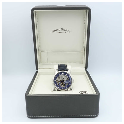 Armand Nicolet LR8 Men's Manual-Wind Watch A622AAA-BUP713BU2-SD - Image #6