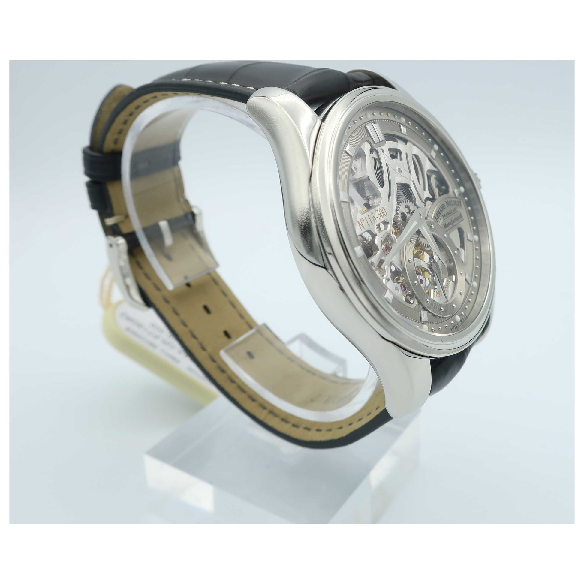Armand Nicolet LR8 Men's Manual-Wind Watch A622AAA-GRP713GR2-SD - Image #3