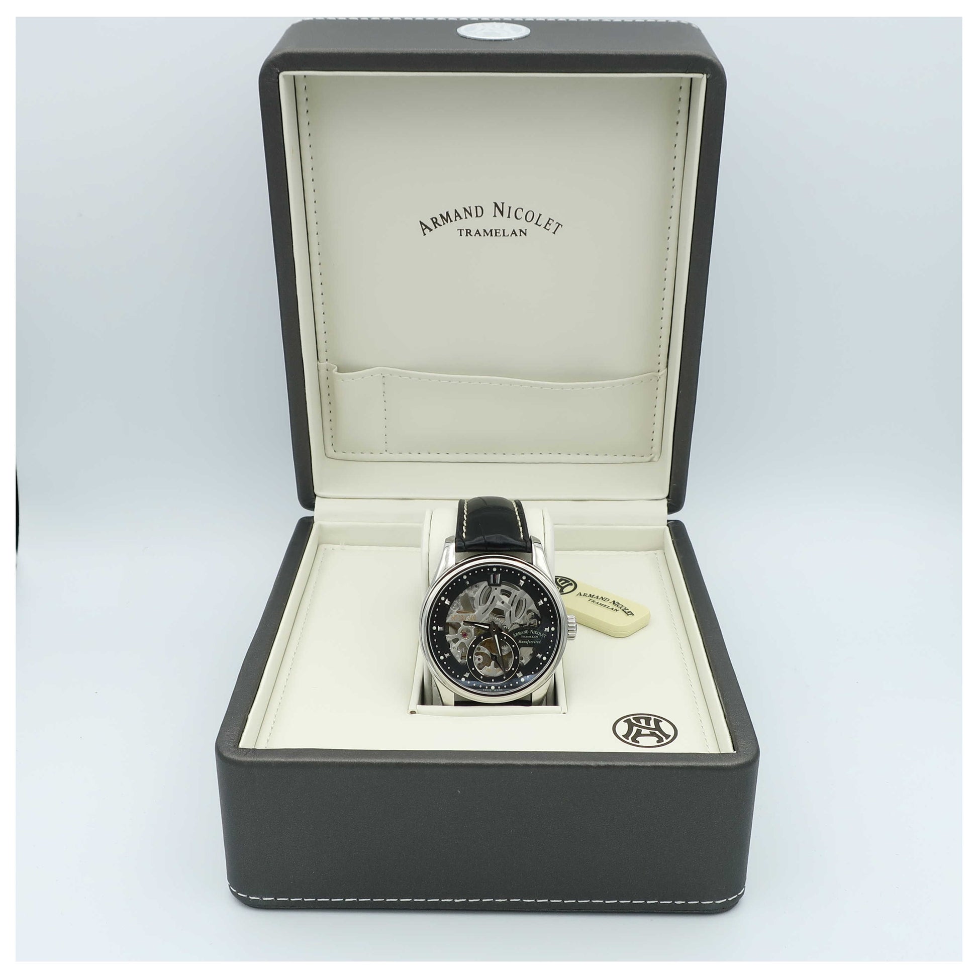 Armand Nicolet LR8 Men's Manual-Wind Watch A622AAA-NRP713NR2-SD - Image #6
