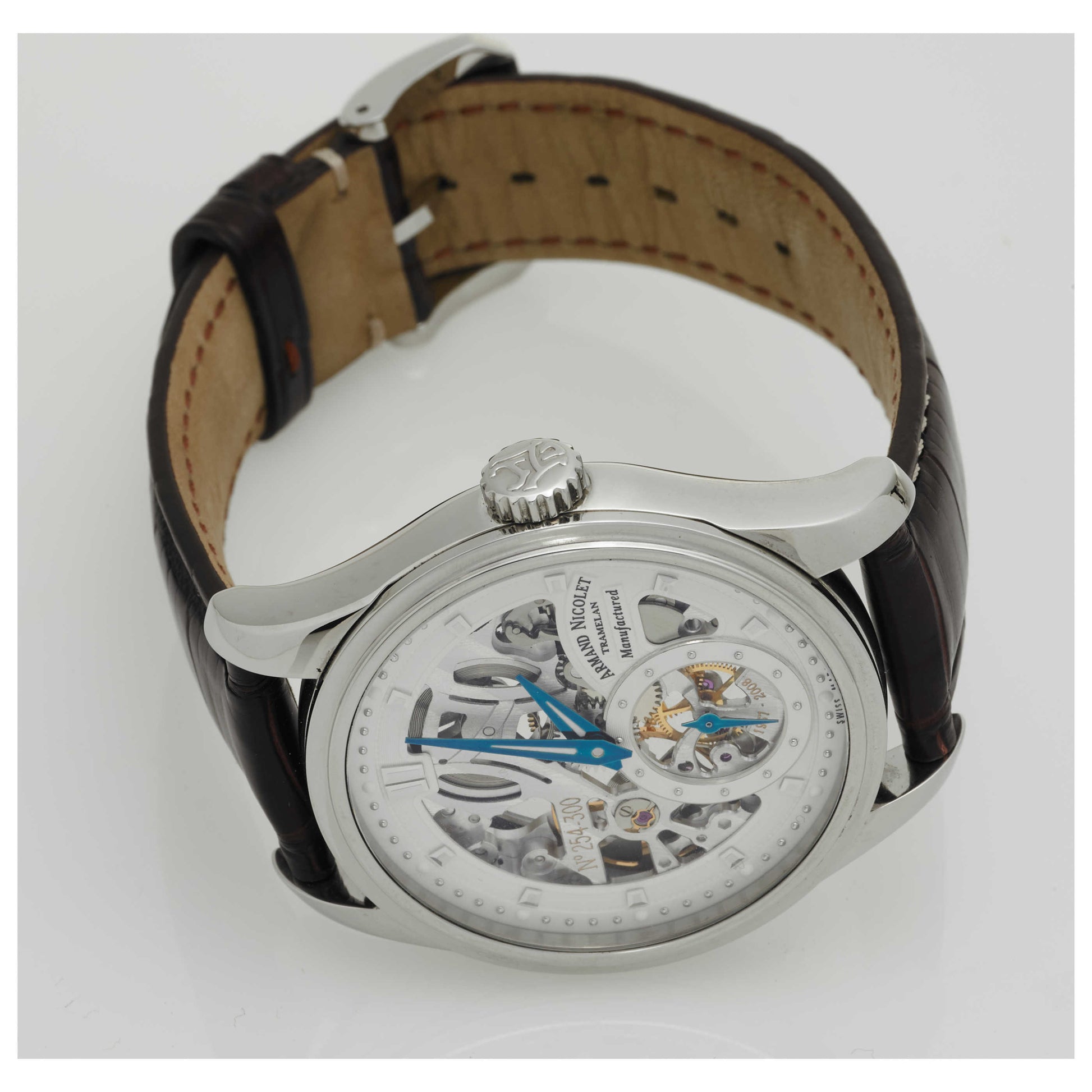 Armand Nicolet LR8 Men's Manual-Wind Watch A622AAAAGP713MR2-SDV - Image #8